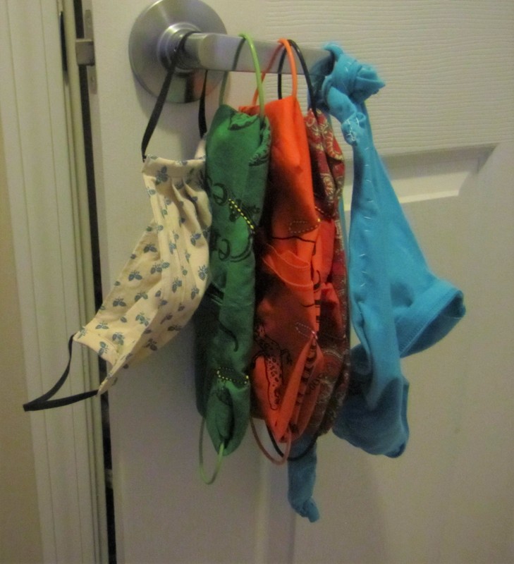 Masks on door handle.JPG